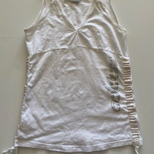 White adidas workout shirt